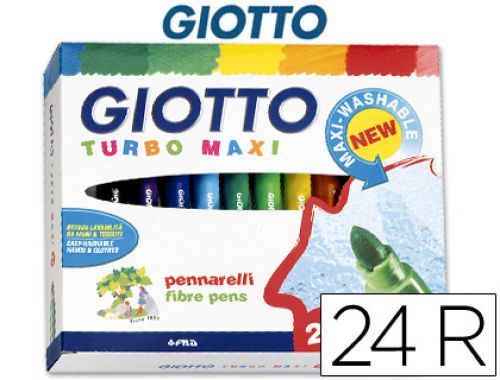 Marcador turbo-maxi com 24 unidades , Giotto , 28842 , 8000825453502
